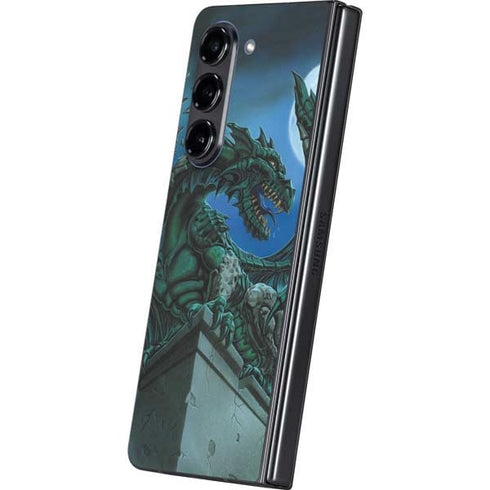 The Green Dragon by Ed Beard Jr Galaxy Z Fold5 5G Skin